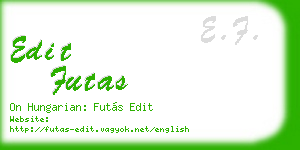 edit futas business card